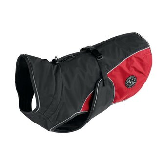 Hunter Hundemantel Uppsala Cozy, 80 Cm Anthrazit/Rot  1