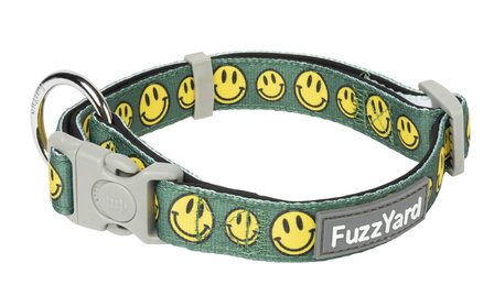 FuzzYard Neoprene Collar Biggie Smiles L