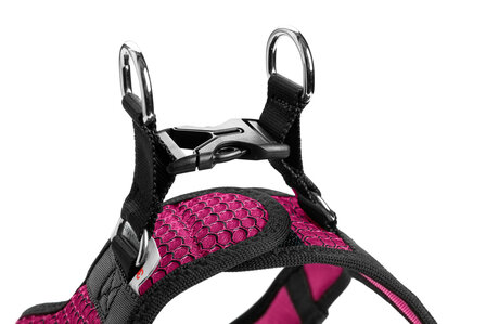 Harness Hilo Comfort 40-46/XS-S Mesh pink with refl piping 1