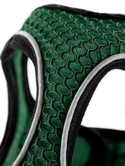 Harness Hilo Comfort 31-33/XXS Mesh dark green with refl piping 1