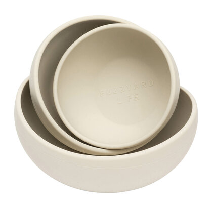 FuzzYard LIFE Silicone Bowl - Sandstone S