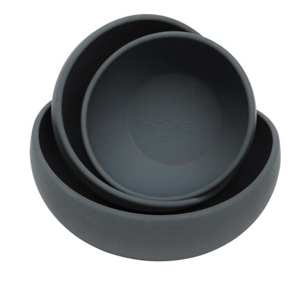 FuzzYard LIFE Silicone Bowl - Slate Grey M