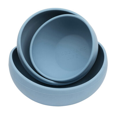 FuzzYard LIFE Silicone Bowl - French Blue M