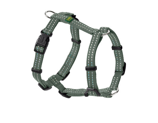 Harness Tripoli 41-55/S Nylon olive green reflective 1