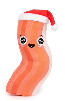 FuzzYard Dog Toy - Bacon-ing To Look A Lot Like Xmas