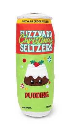 FuzzYard Dog Toy - Christmas Seltzers 2PK