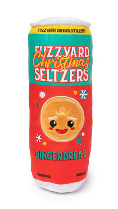 FuzzYard Dog Toy - Christmas Seltzers 2PK