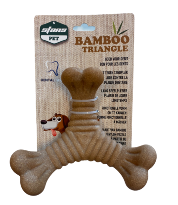 Stans Pet Bamboo Bone L-M-S -Stick-Traingle 5 x 6 pakket