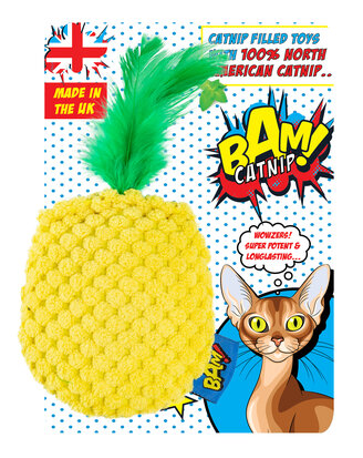 BAM! Catnip Pineapple x 6