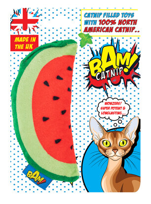 BAM! Catnip Watermelon x 6