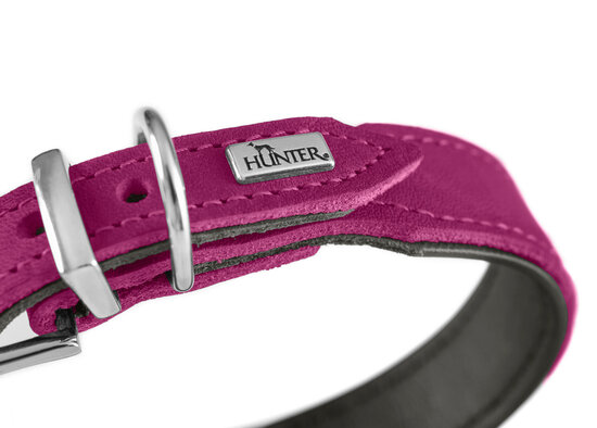 Collar Malta 42/S Cowleather magenta/black 1