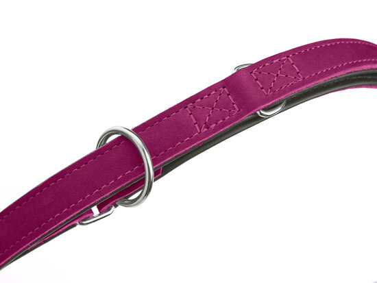 T-Leash Malta 18/200 Cowleather magenta/black 1