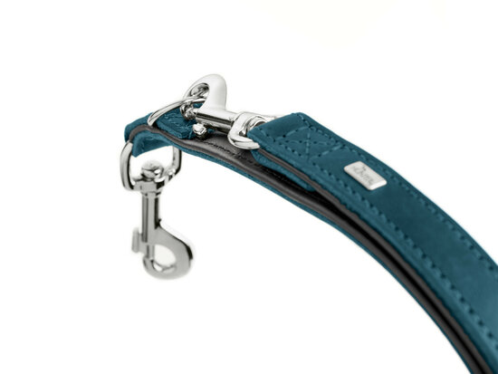 T-Leash Malta 18/200 Cowleather teal blue/black 1