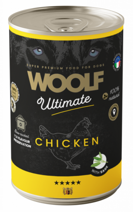 WOOLF ULTIMATE CANNED DOGFOOD - Chicken with Sage 400 gr