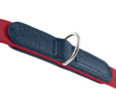 T-Leash Lemvig 15/200 Cowleather red/dark blue 1