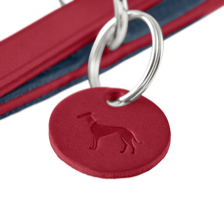 T-Leash Lemvig 15/200 Cowleather red/dark blue 1