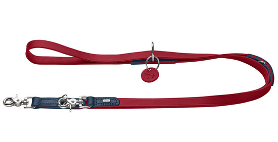 T-Leash Lemvig 20/200 Cowleather red/dark blue 1