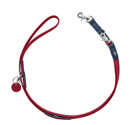 T-Leash Lemvig 20/200 Cowleather red/dark blue 1