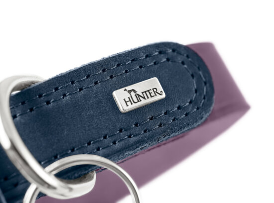 Collar Lemvig 45/S Cowleather purple/dark blue 1