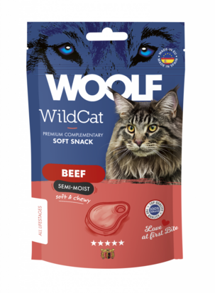 WOOLF WILDCAT Snacks - Beef 50gr