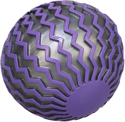 Flashing patterned ball in SRP carton