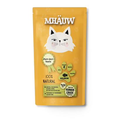 Mhauw 50% puur Salmon 80 gr 