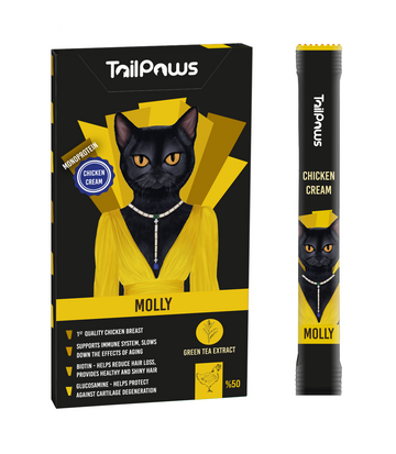 Tailpaws Molly Chicken 5 x 15 gr  