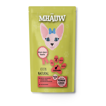 Mhauw 50% puur Chicken 80 gr 