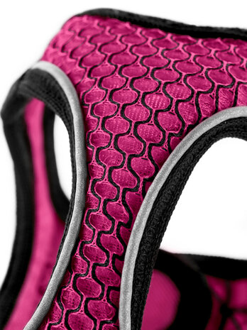 Harness Hilo Comfort 46-52/S Mesh pink with refl piping 1