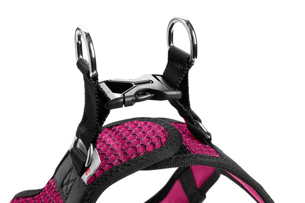 Harness Hilo Comfort 52-58/S-M Mesh pink with refl piping 1