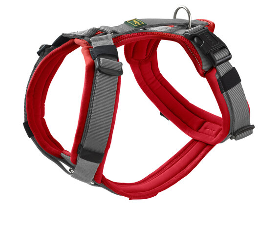 Harness Maldon Up 37-53/XS-S Polyester red/grey 1