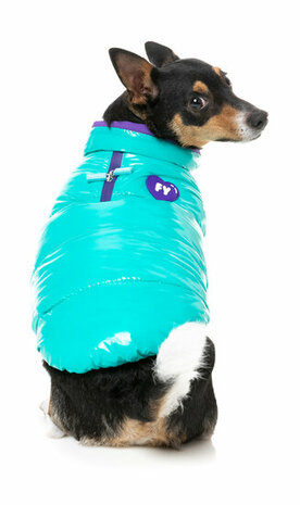 FuzzYard Amor Puffer Jacket - Turquoise 1