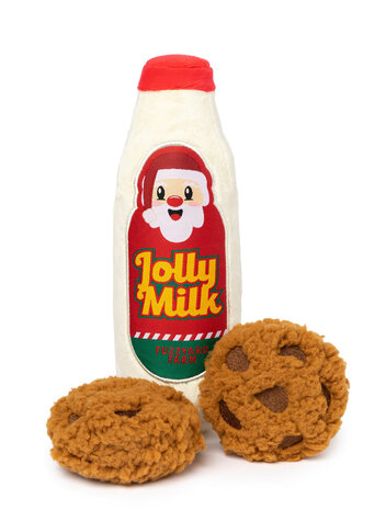 FuzzYard Dog Toy - Jolly Milk & Cookies 3PK