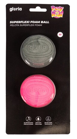 Gloria Superflexi Foam Ball M Grey/Pink