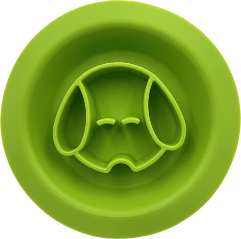 Dual use DOG bowl (slow feeder and lick mat)